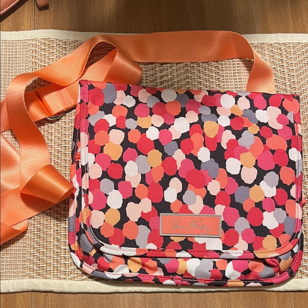 Vera Bradley Pink and Orange Crossbody Bag